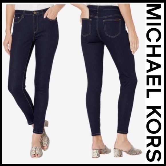 Michael Kors Dark Wash Skinny Jeans - Picture 1 of 16